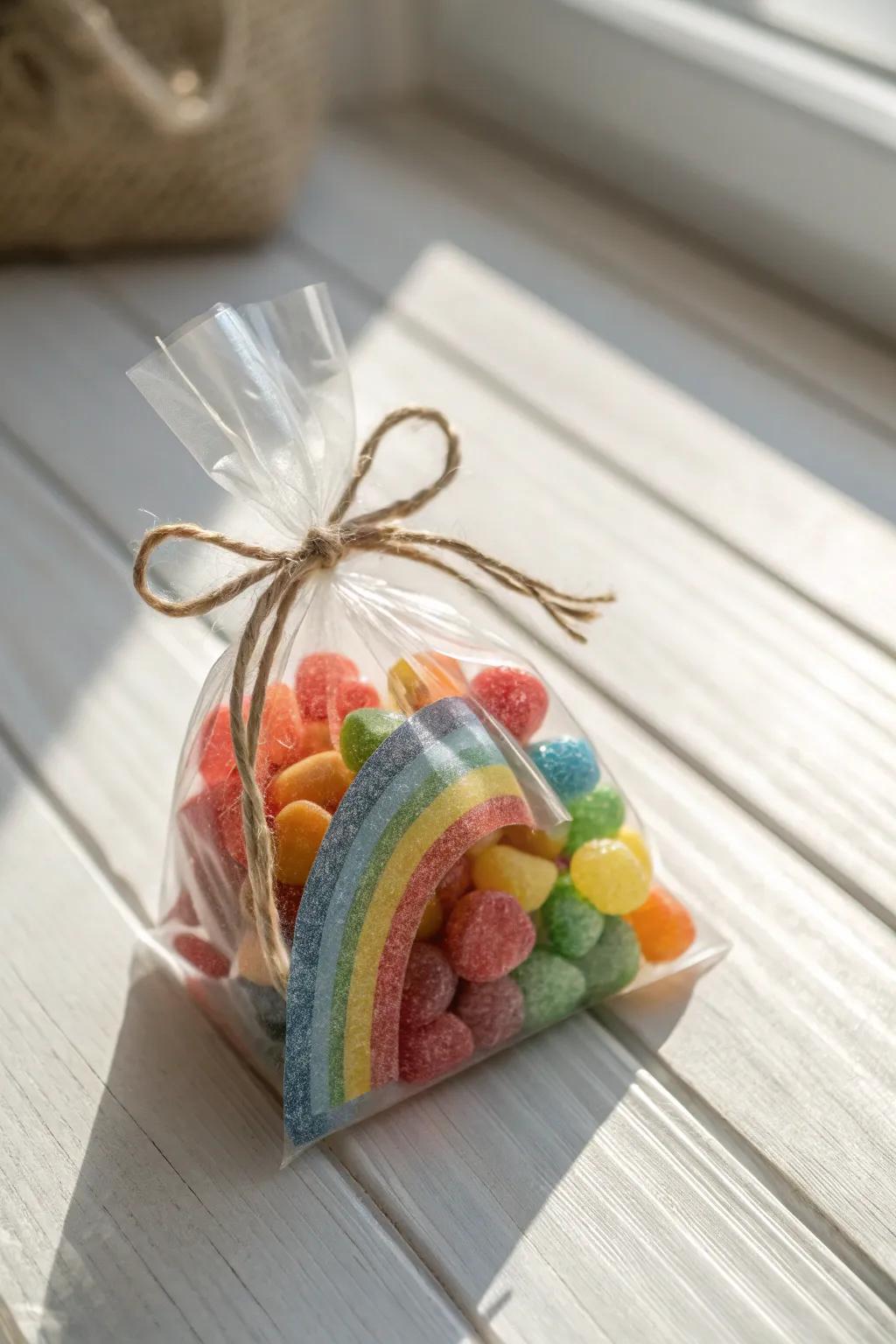 Bring a burst of color to your celebrations with a Candy Rainbow Delight!