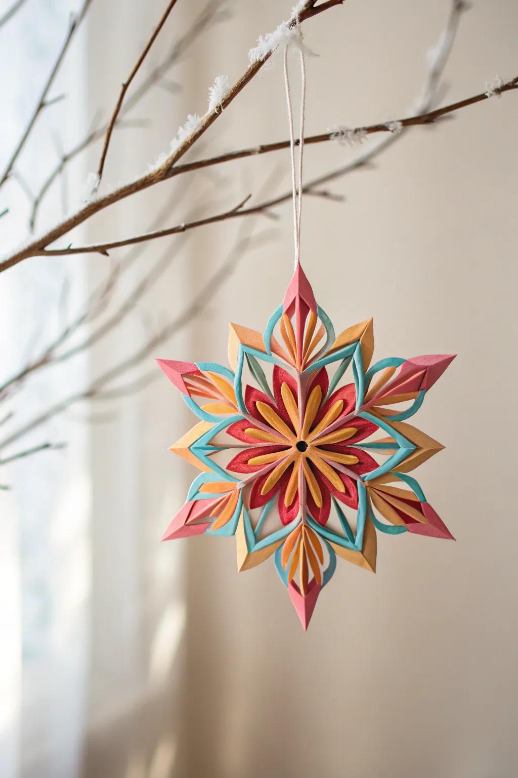 Elevate your winter décor with handcrafted paper snowflakes—where simplicity meets intricate beauty.