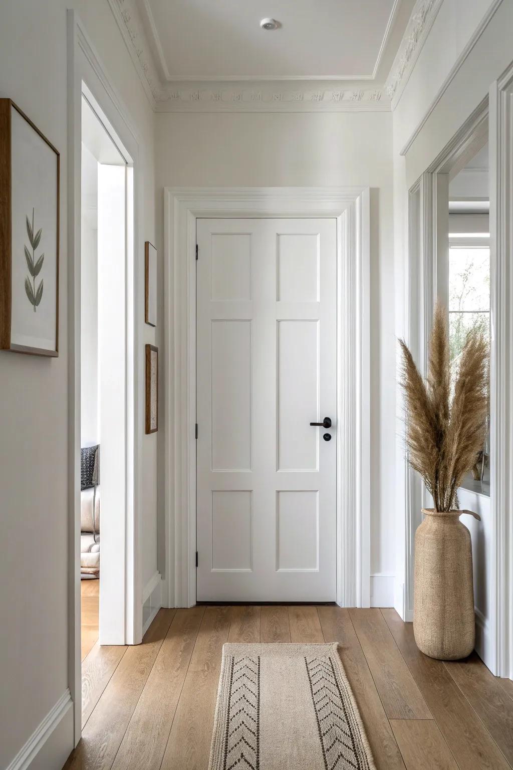 Classic Craftsman flat-stock trim—clean lines, crisp edges, and instant architectural charm.