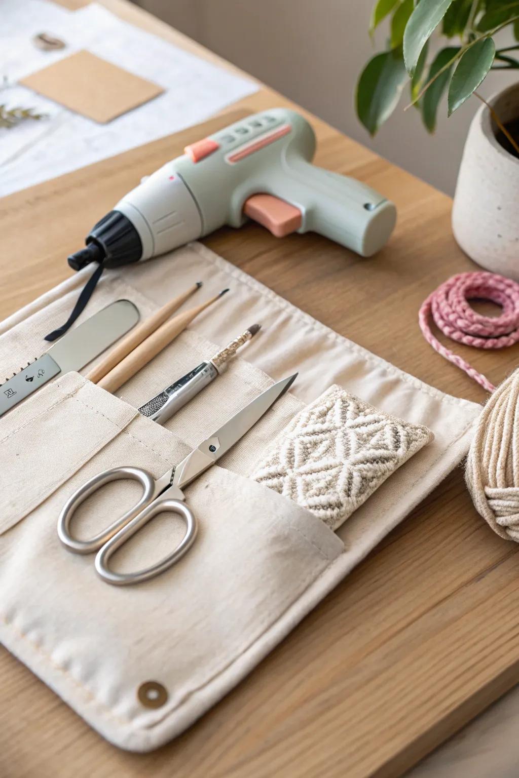 Essential Elegance: The Perfect Crafting Tool Kit for Every Creative Mom.