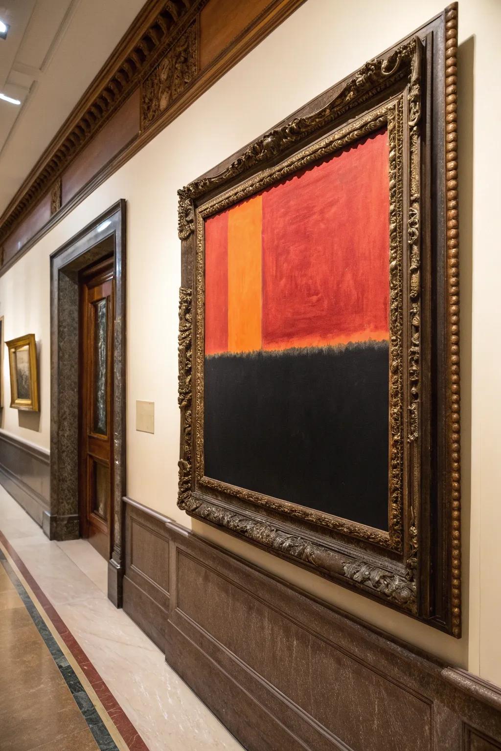 Transform your space with oversized artwork that hides flaws and showcases fine craftsmanship.