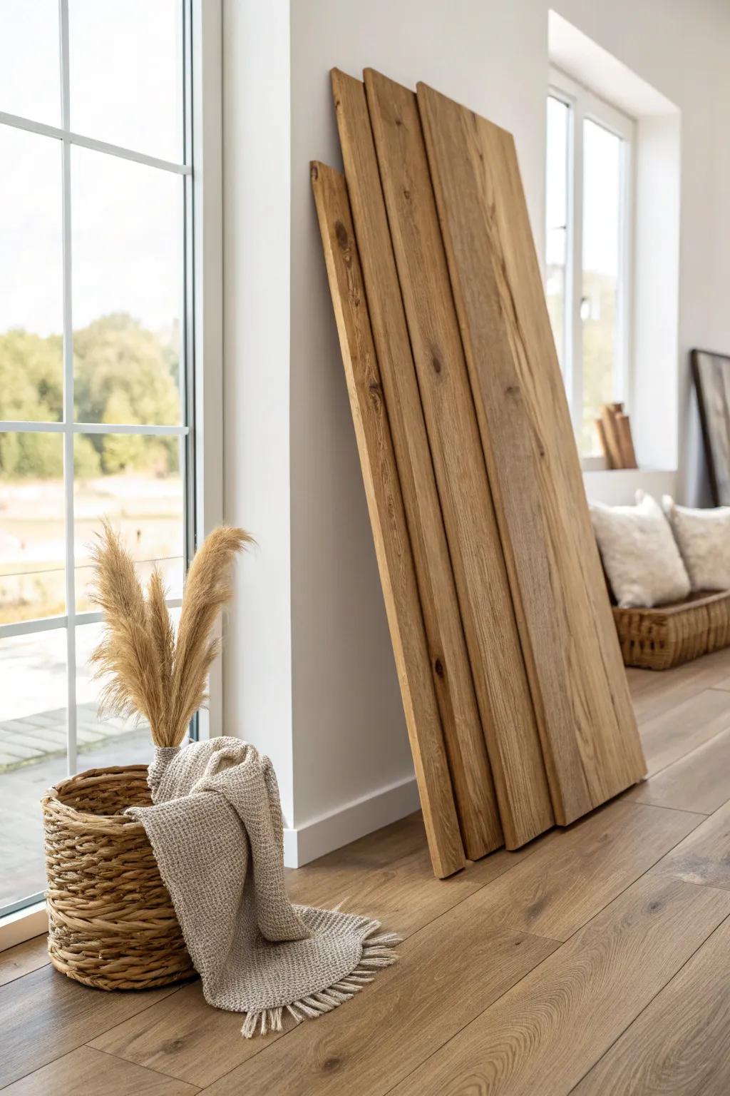 Engineered wood planks bring real-wood warmth to lofts—stable, stylish, and effortlessly finished.