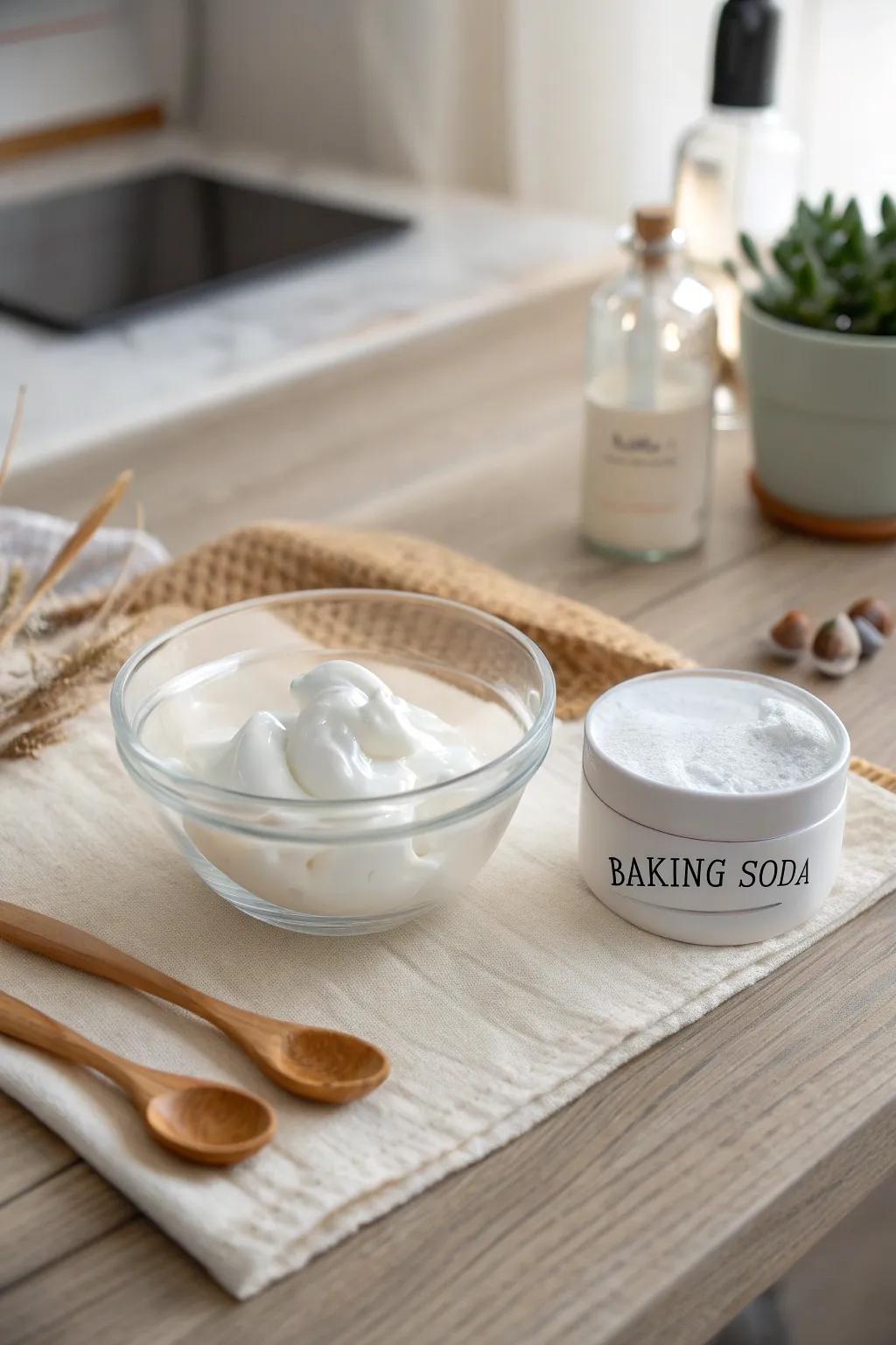 Discover the charm of simplicity with our classic glue and baking soda slime mix. Perfect for a creative classroom activity!