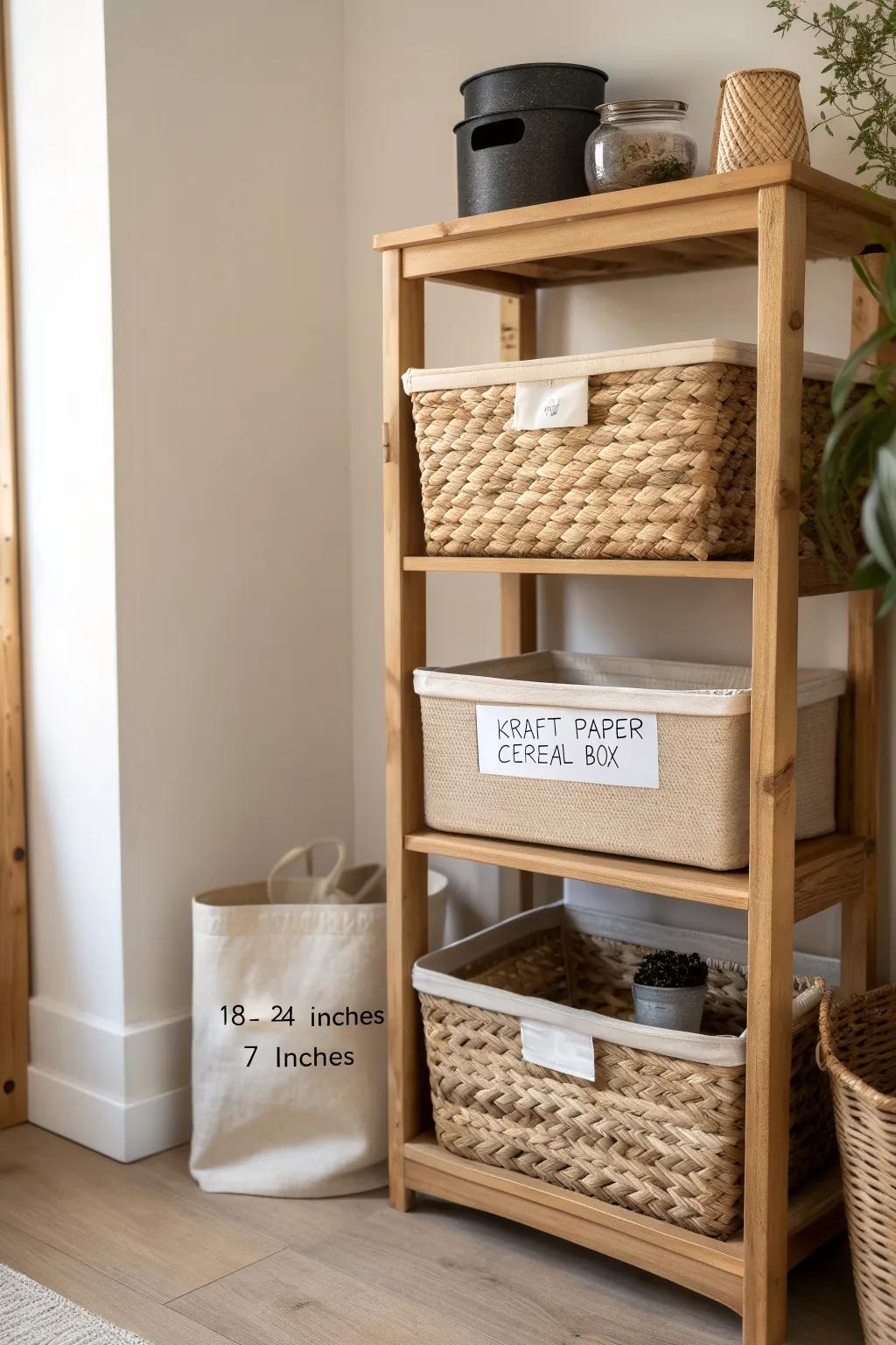 Zoned shelf heights: 7