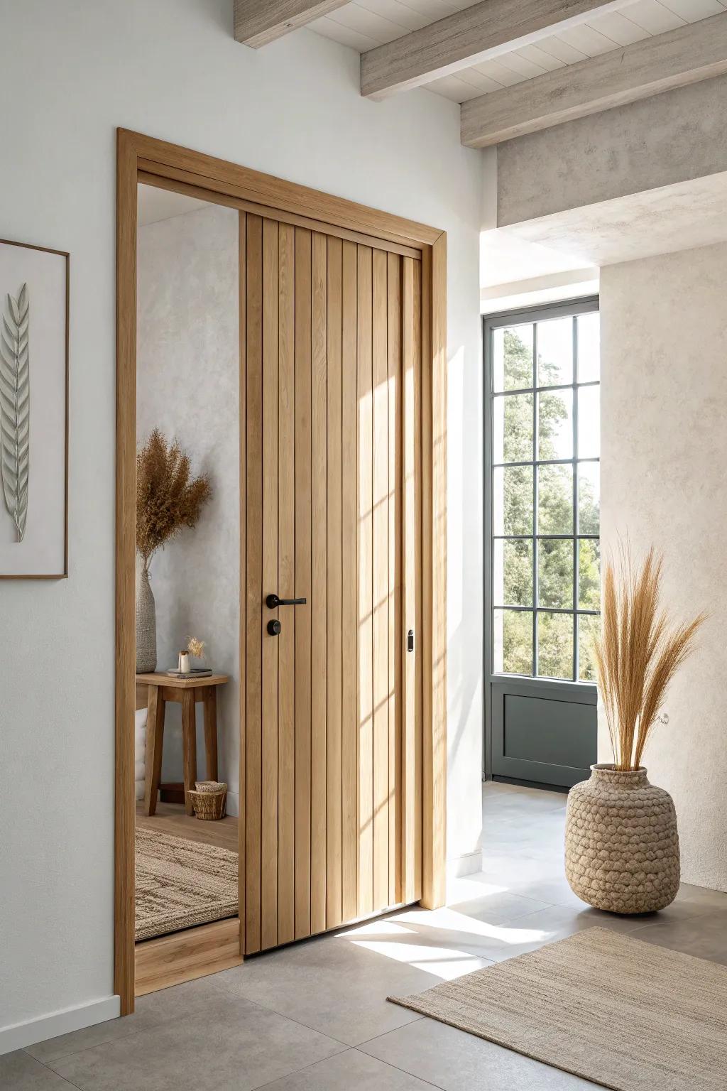 Swap a swing door for a pocket door and instantly reclaim space for a better bathroom layout.