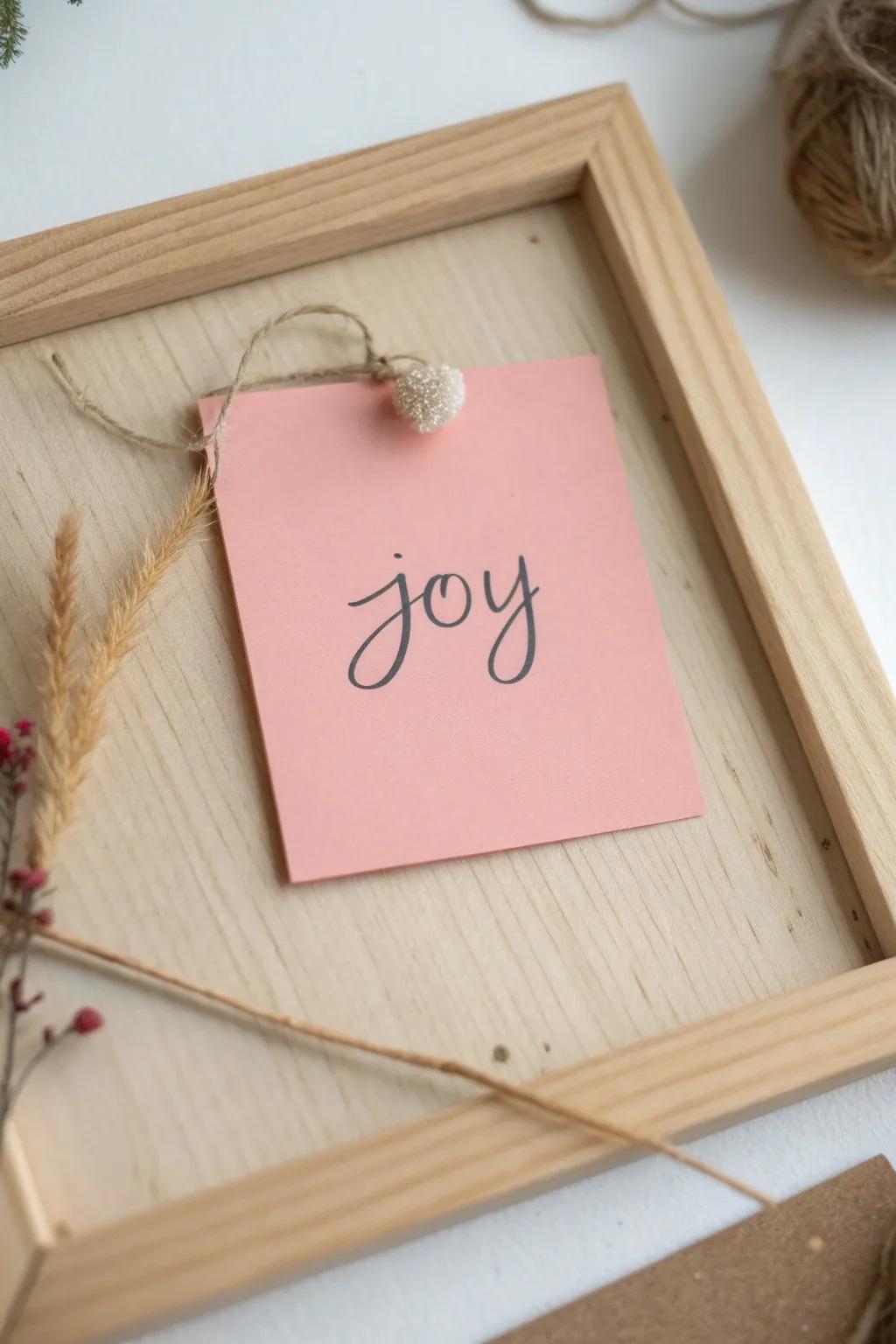 A splash of joy: Simple, colorful inspiration for your day.