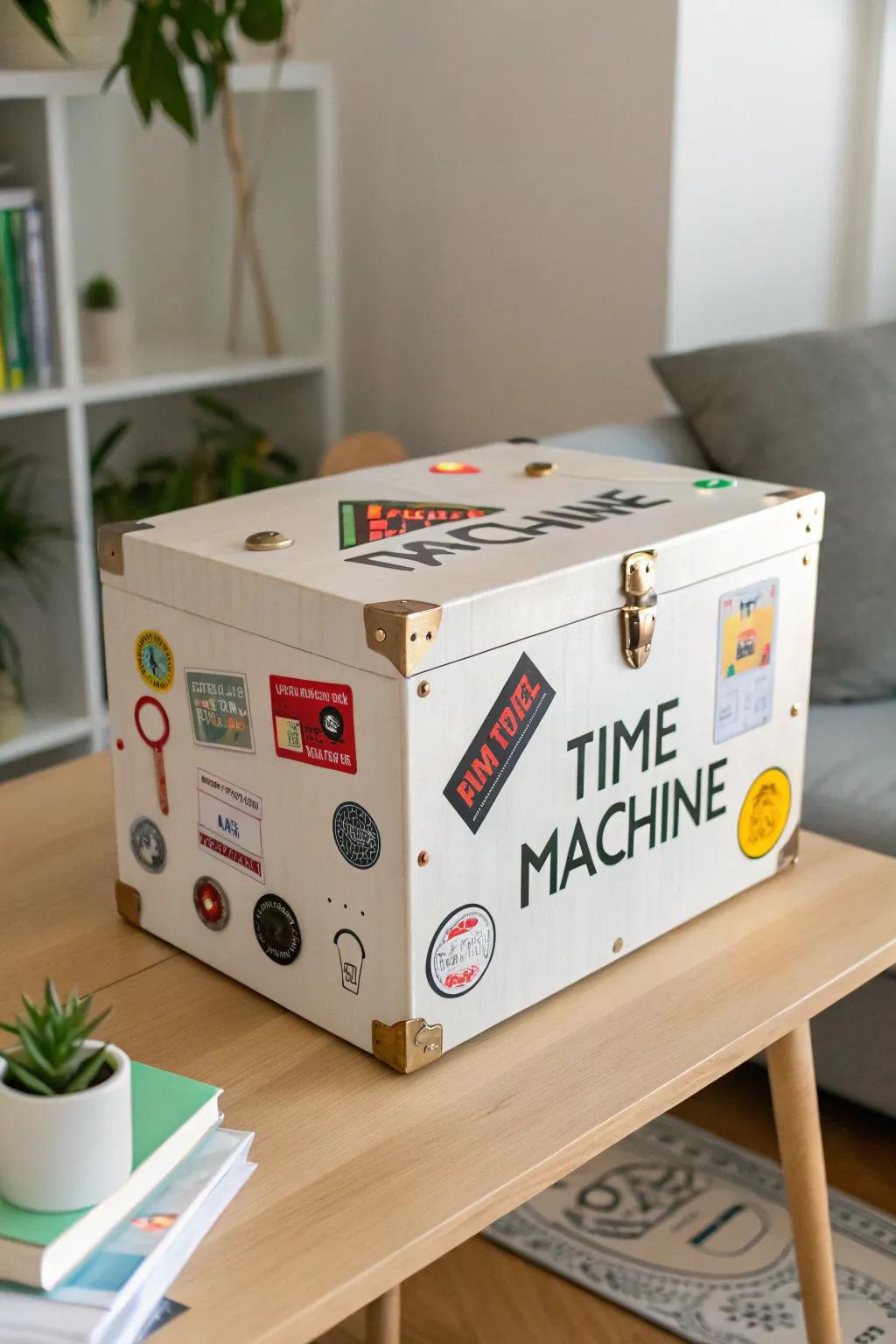 Transform your decor with a touch of the future. This DIY time machine box combines minimalist elegance with a hint of sci-fi charm.