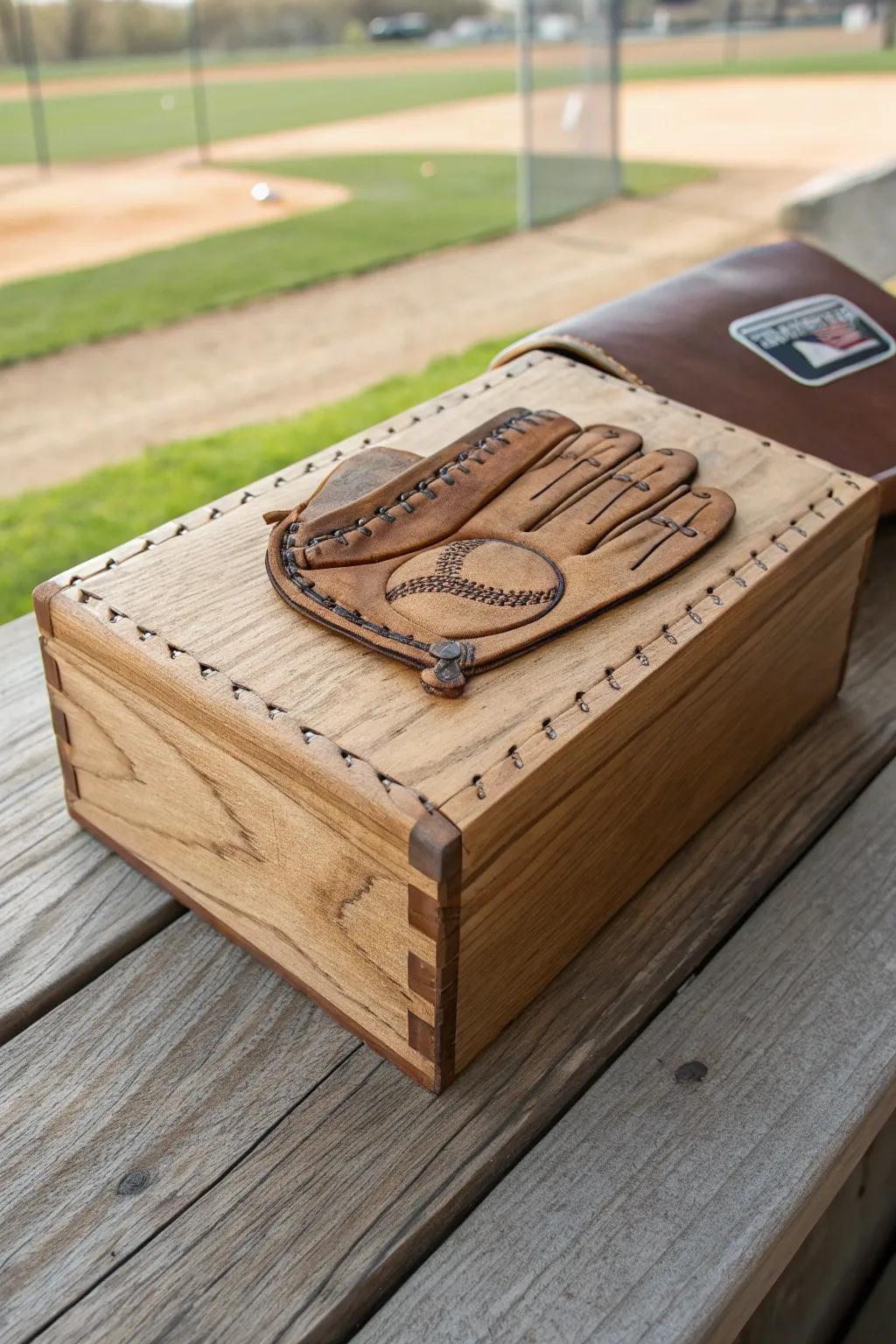 Pitch-perfect craftsmanship for a unique Valentine card box!