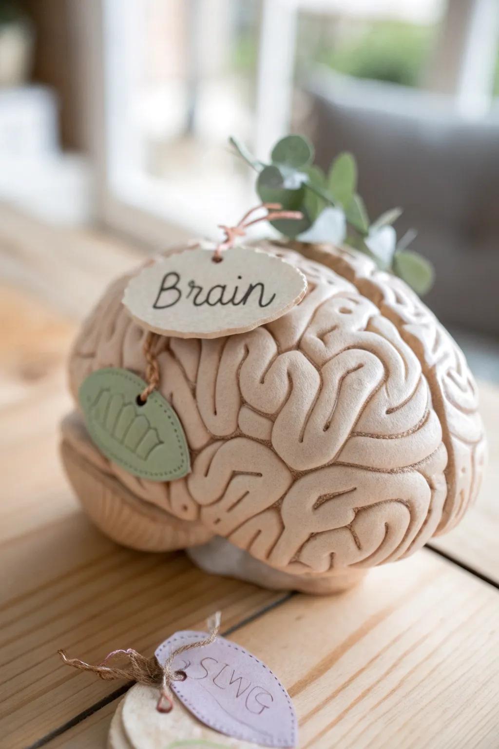 Enhance your study space with these charming brain function labels, blending minimalist design with a touch of boho elegance.