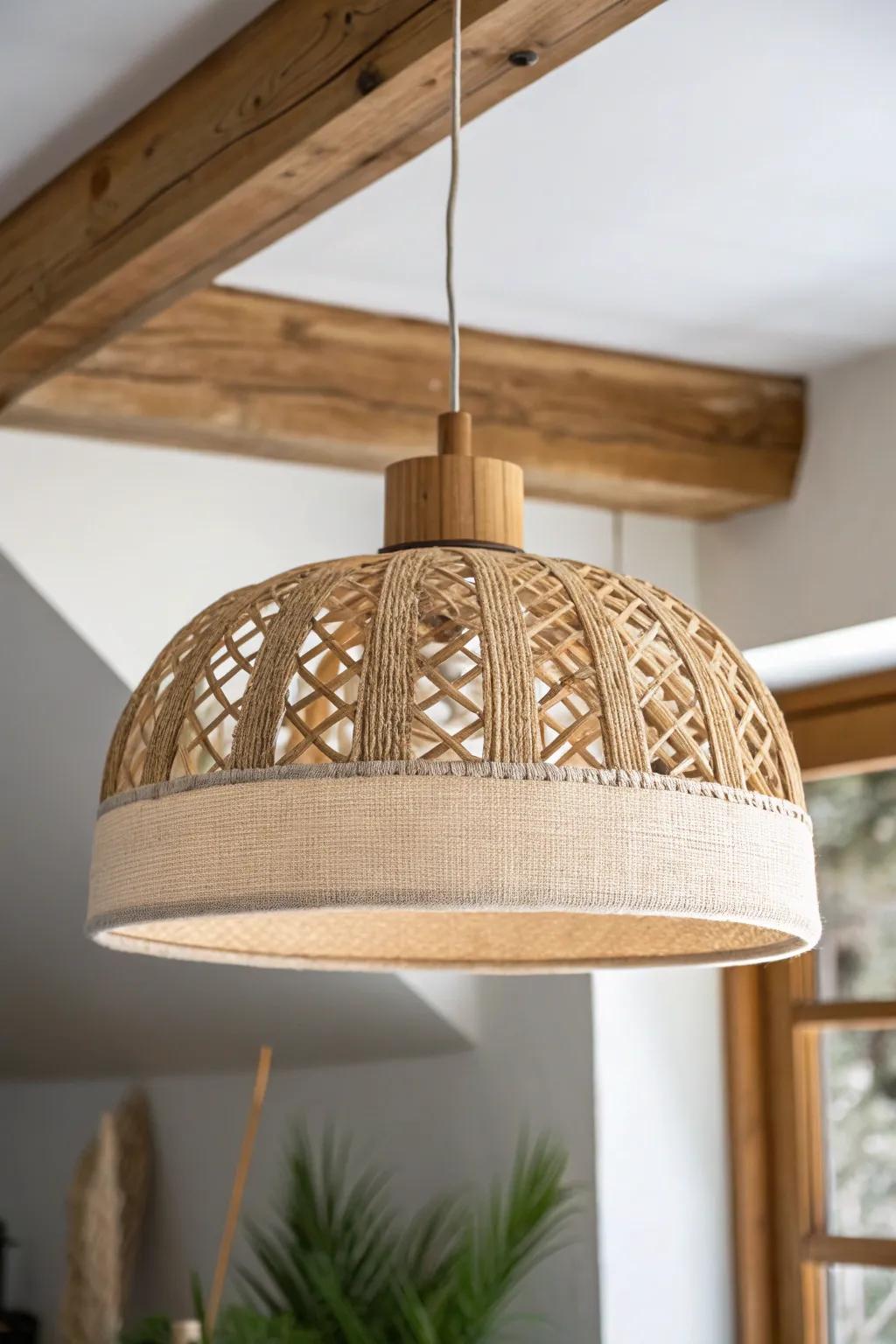 Use two-tier lighting to elegantly “announce” a ceiling height change—balanced, not top-heavy.