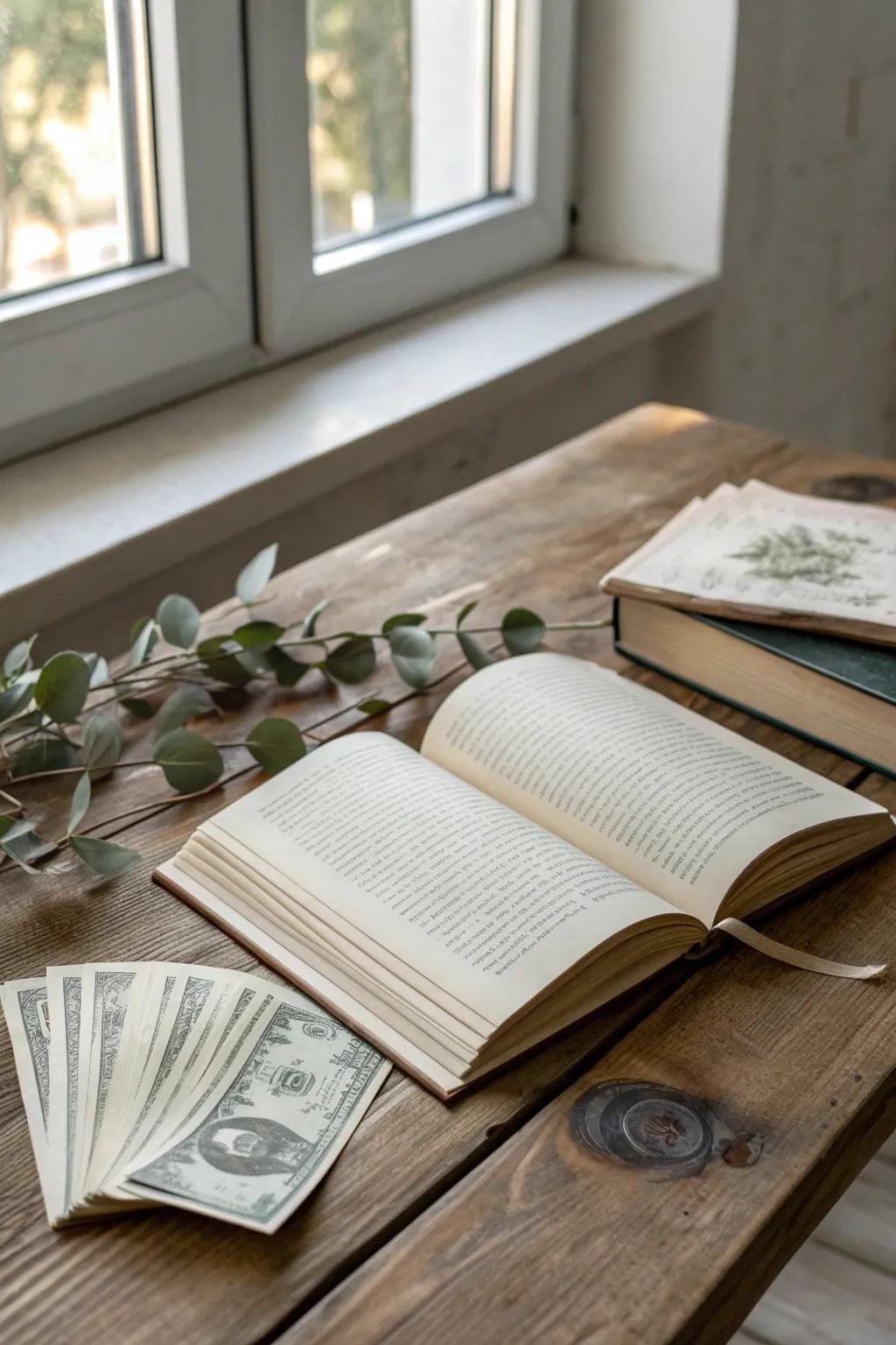 Discover the joy of a hidden treasure – a literary cash surprise for your book-loving friends!