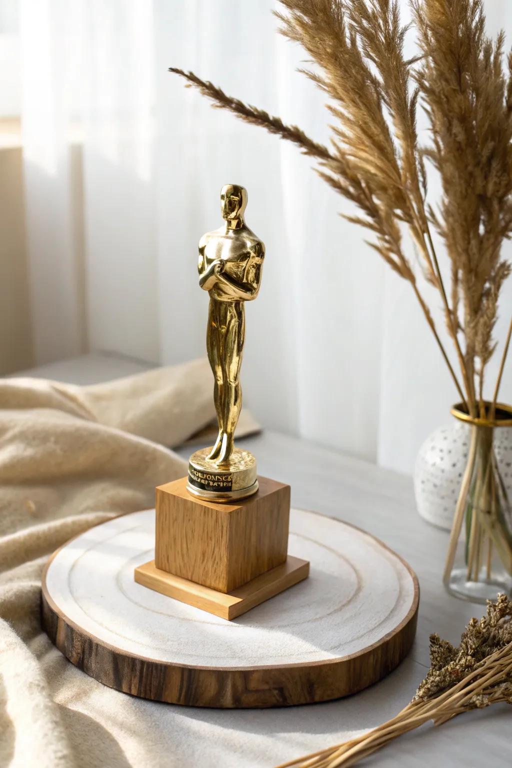 Transform your table with this elegant Oscar-inspired centerpiece—where simplicity meets sophistication.