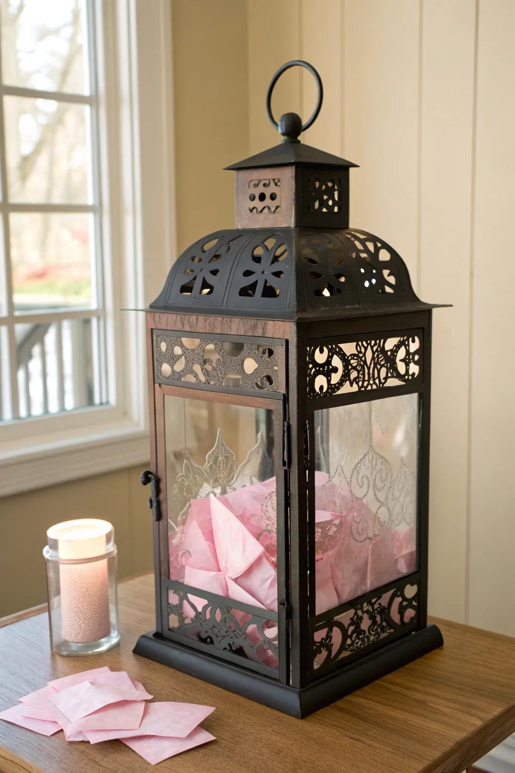 Transform magic into reality with this DIY Lantern Light Box, perfect for your next evening event.