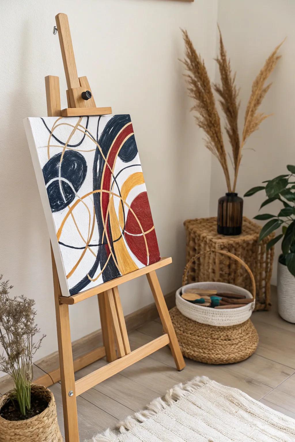 Embrace the beauty of simplicity with negative space in your scribble art, where less truly becomes more.