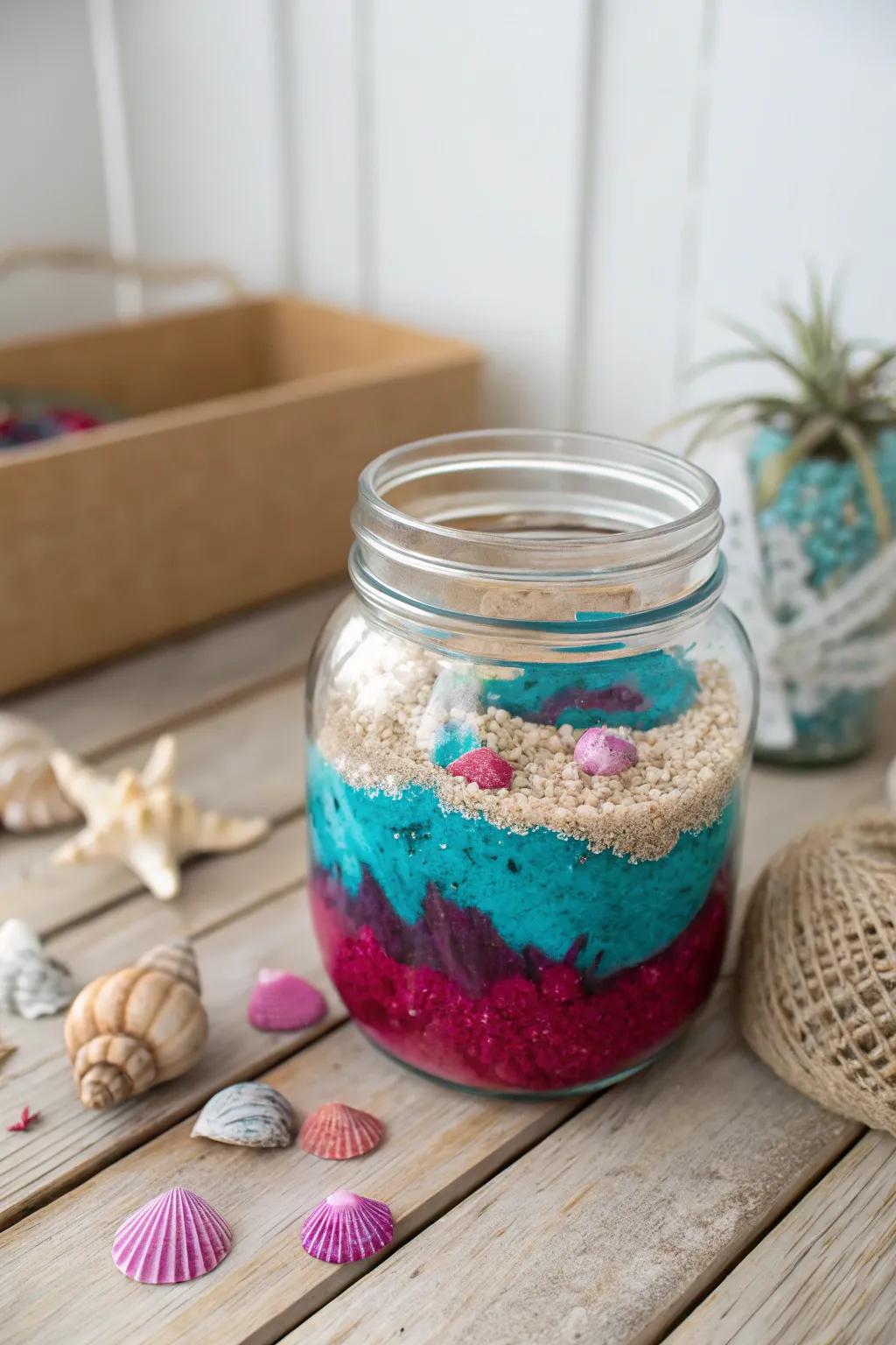 Discover the art of sensory play with our textured slime – a delight for the senses and a feast for the eyes.