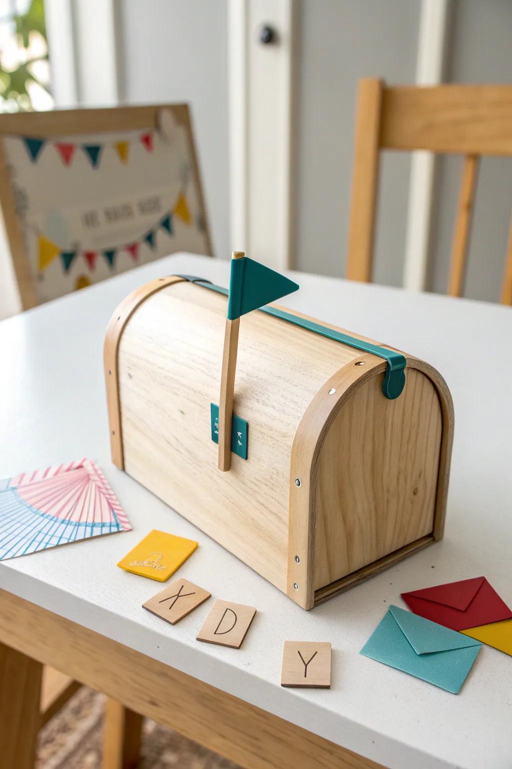 Deliver joy with this charming handcrafted mailbox, perfect for sparking creativity in little ones!