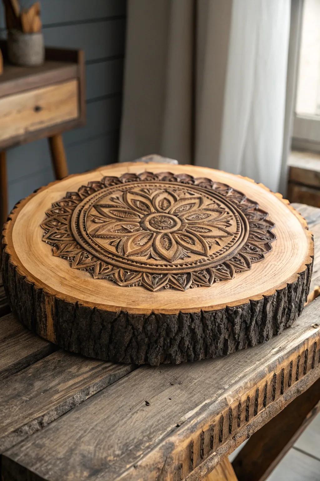 Elevate your holiday decor with the timeless elegance of handcrafted burnt wood ornaments.