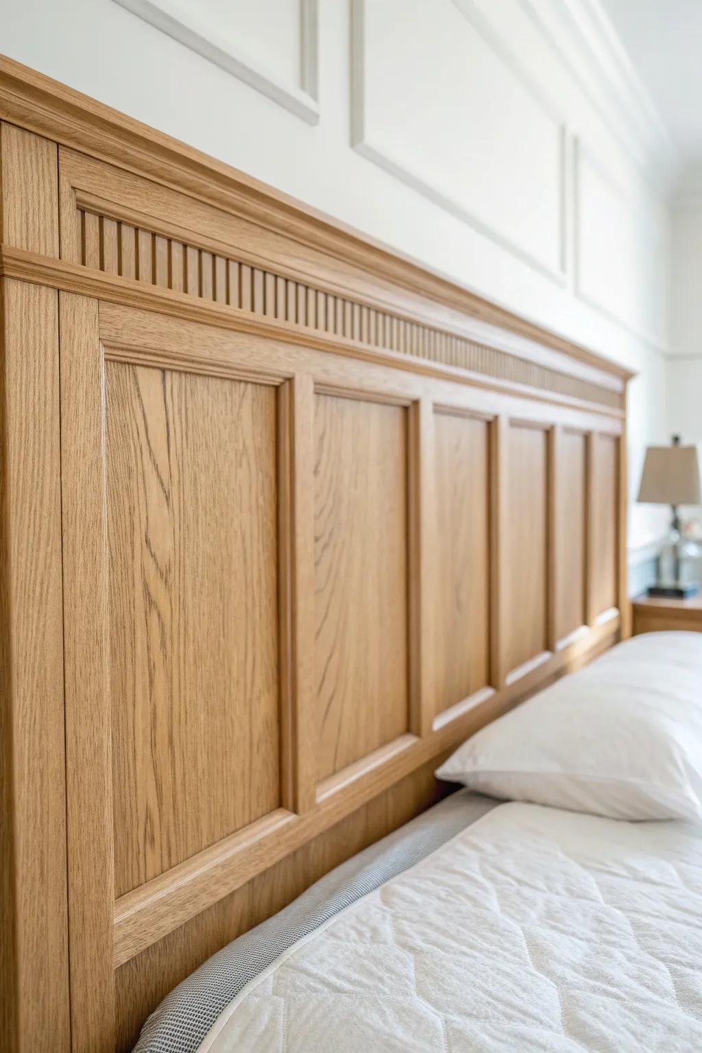 Classic chair rail with picture frame molding—layered detail that stays clean and calm.