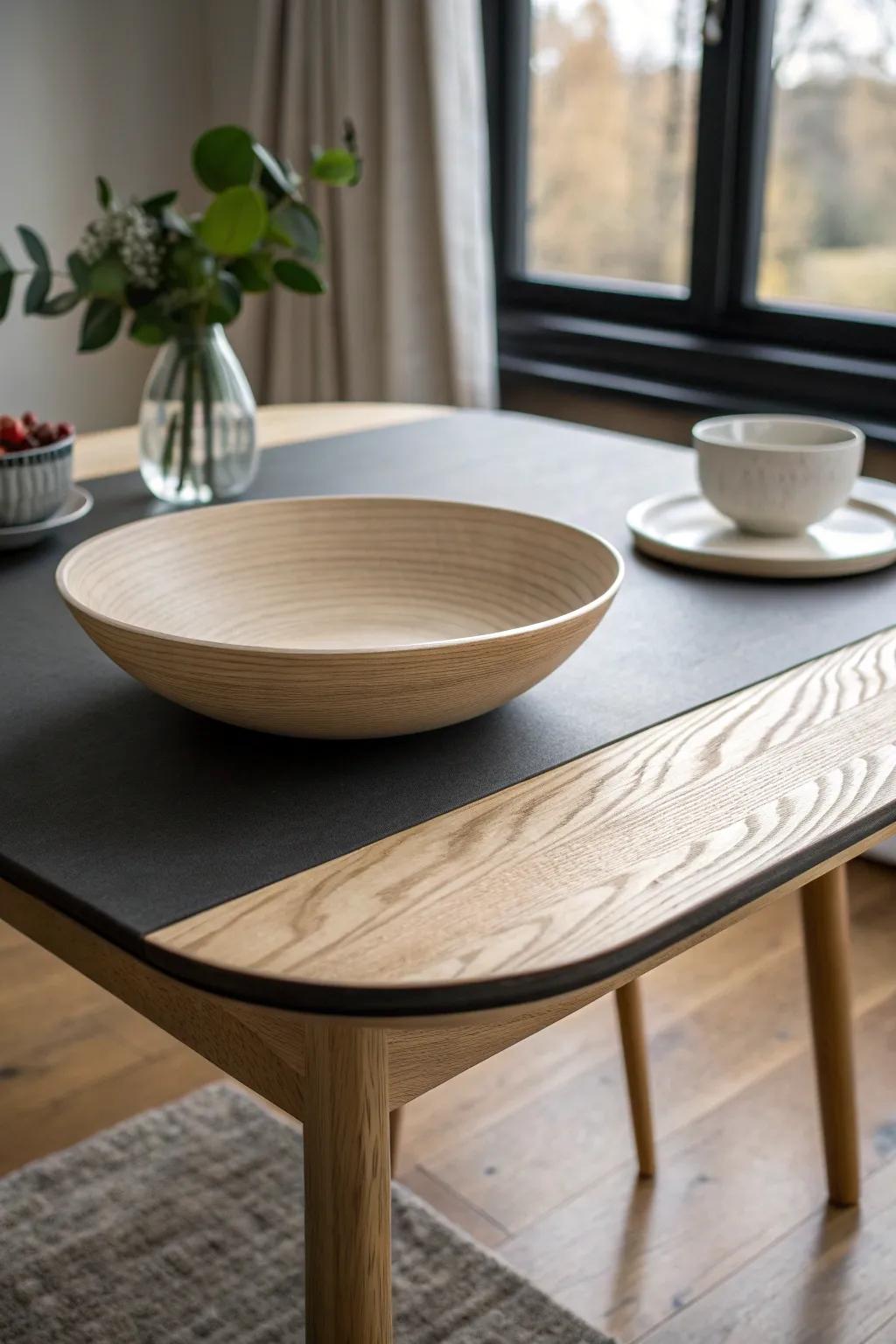 A sanded plywood topper protects your dining table—so it’s ready for dinner and DIY.