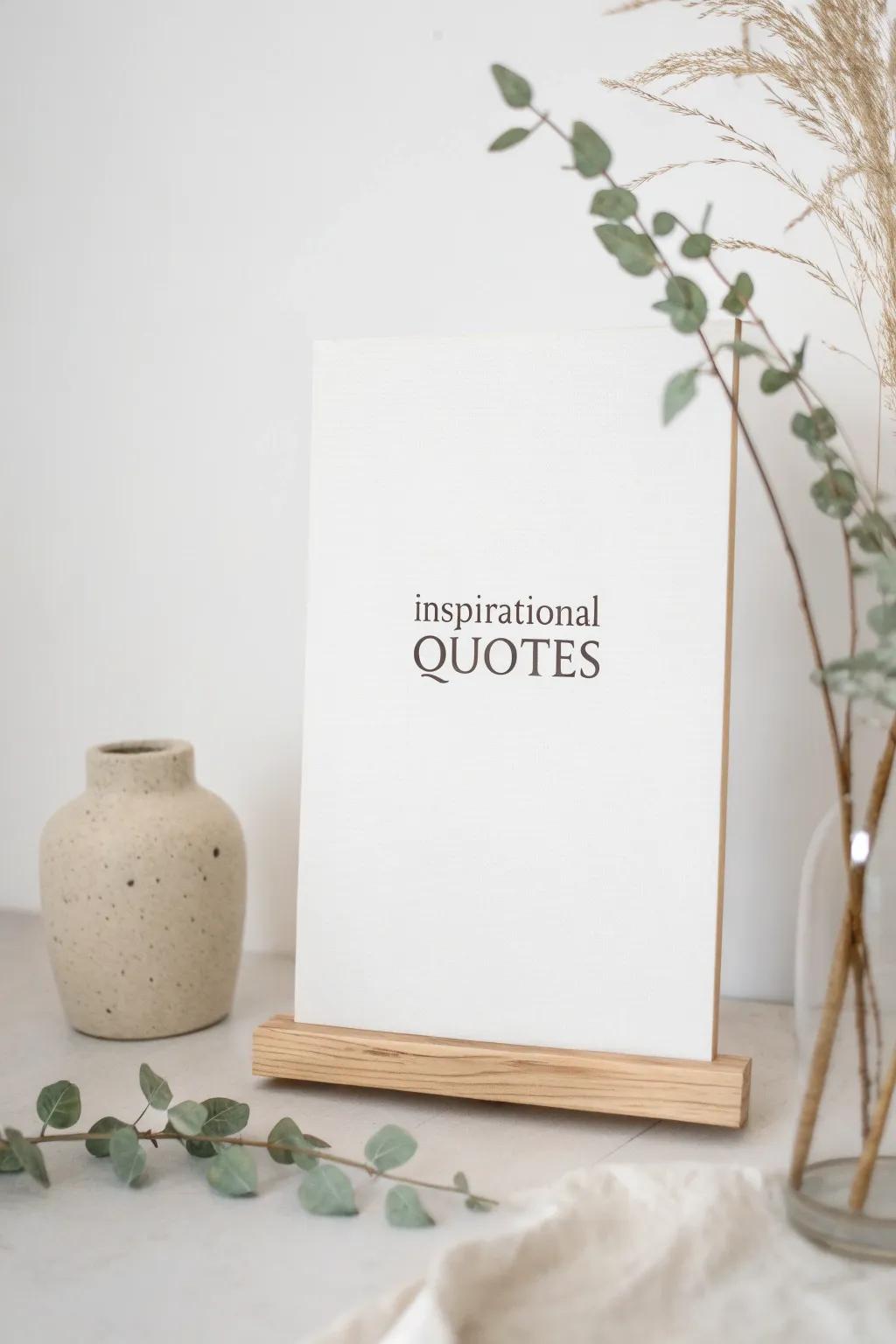 Start your day with a pop of positivity—minimalist motivation at its finest.