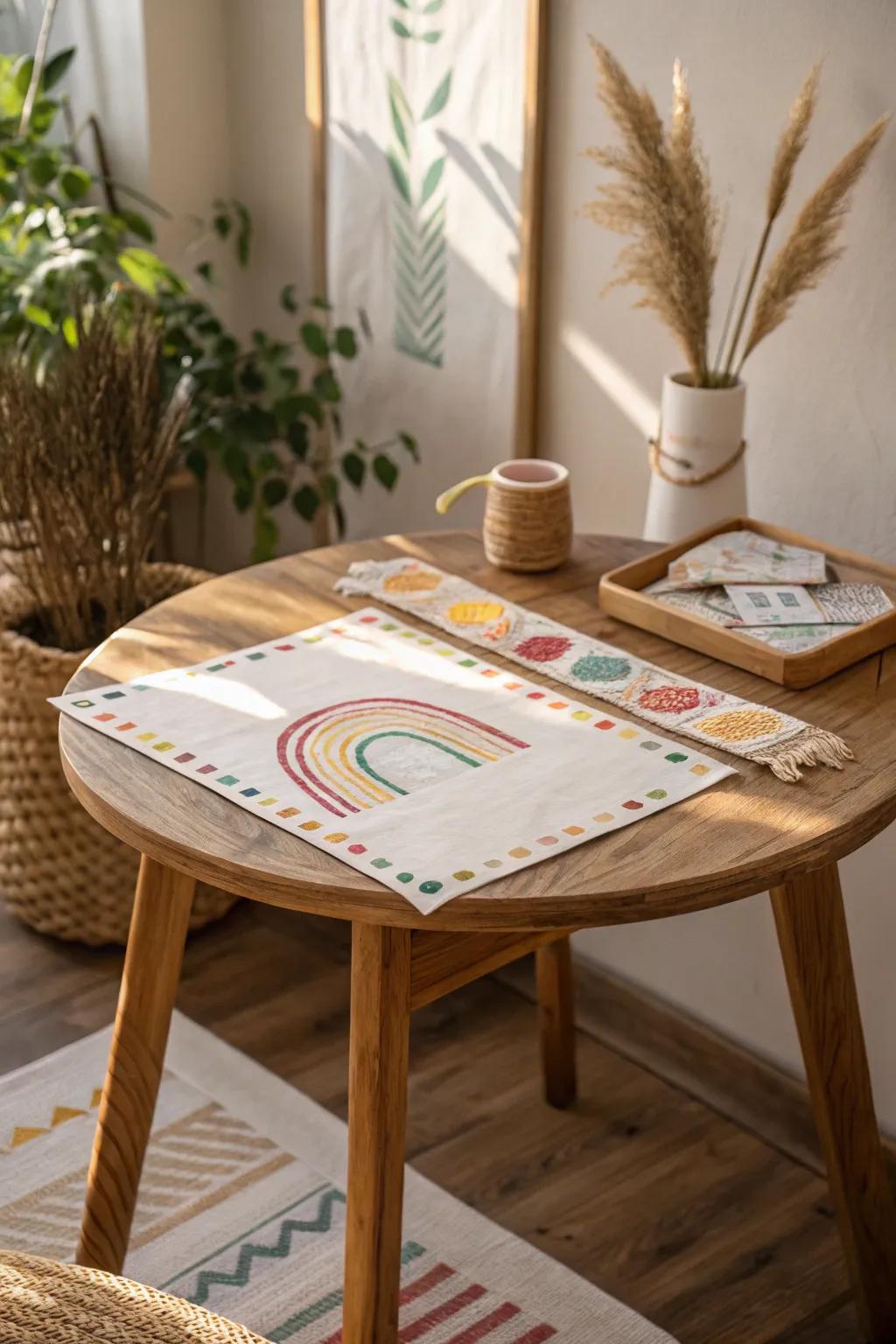 Unleash creativity with sticky tape art: a fun, simple project for little hands to explore cause and effect.