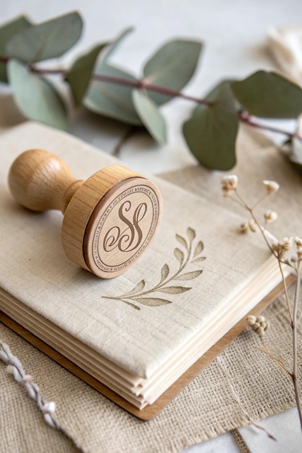 Elevate your library with a custom book stamp that speaks to your personal style.