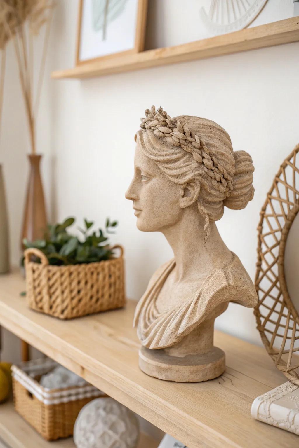 Celebrate the influential women in your life with a handcrafted clay bust—where minimalism meets personal inspiration.