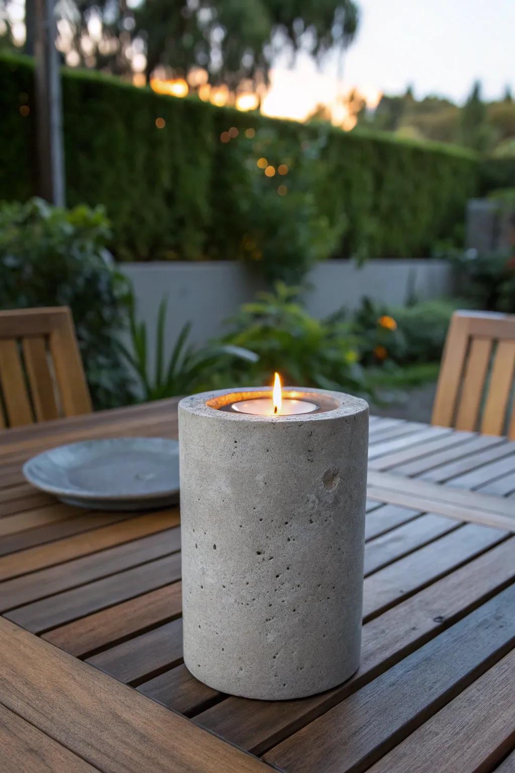 Illuminate your evenings with chic, industrial elegance.