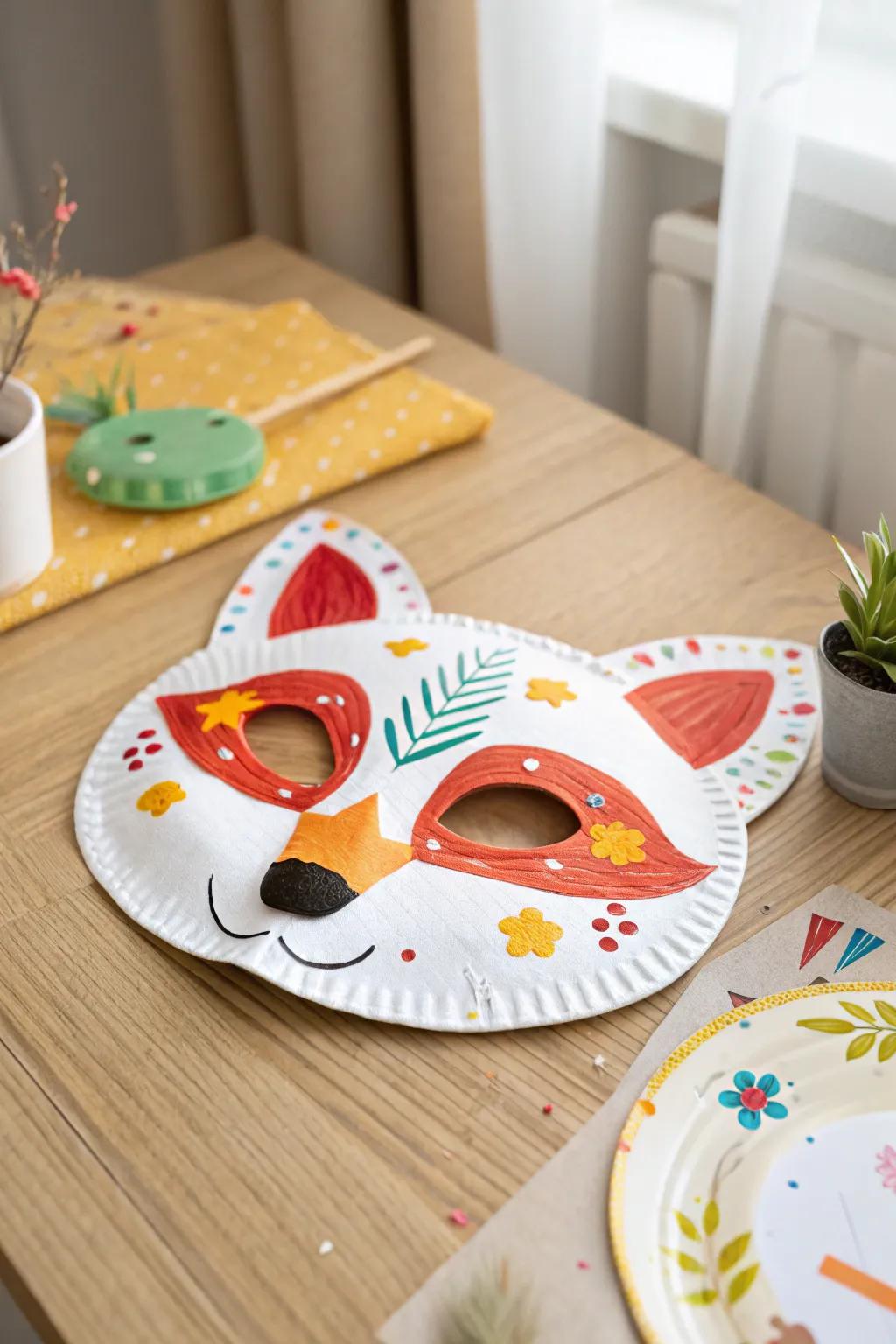 Transforming simple paper plates into delightful animal masks sparks endless joy and creativity for little ones!