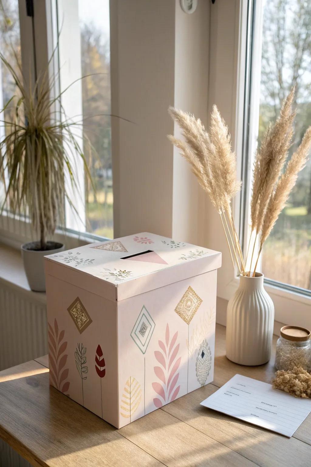 Elevate your event with this charming DIY raffle box – a perfect blend of simplicity and style!