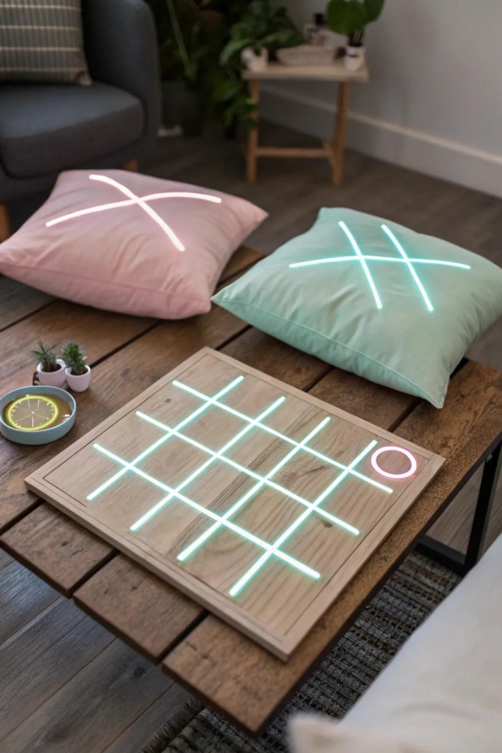 Illuminate your game night with a glow-in-the-dark Tic-Tac-Toe, where simplicity meets playful elegance.