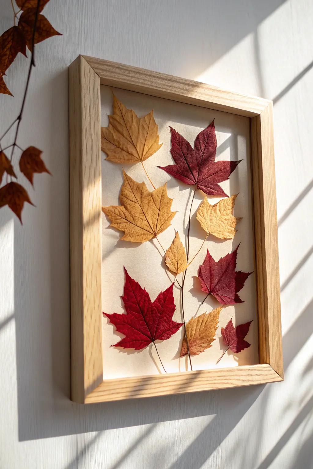 Embrace the seasons with a touch of nature's art. 🍂✨