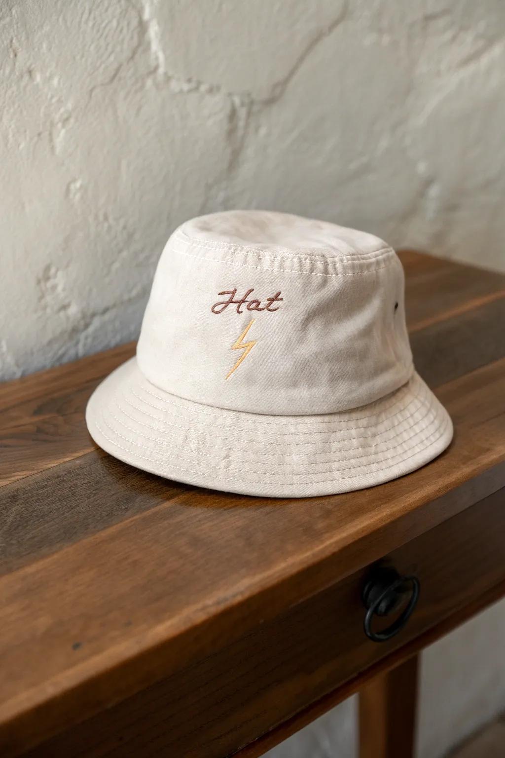 Embrace your inner fan with subtle elegance: a beautifully embroidered hat that whispers your favorite pop culture love. #ScandiBoho #EmbroideryArt