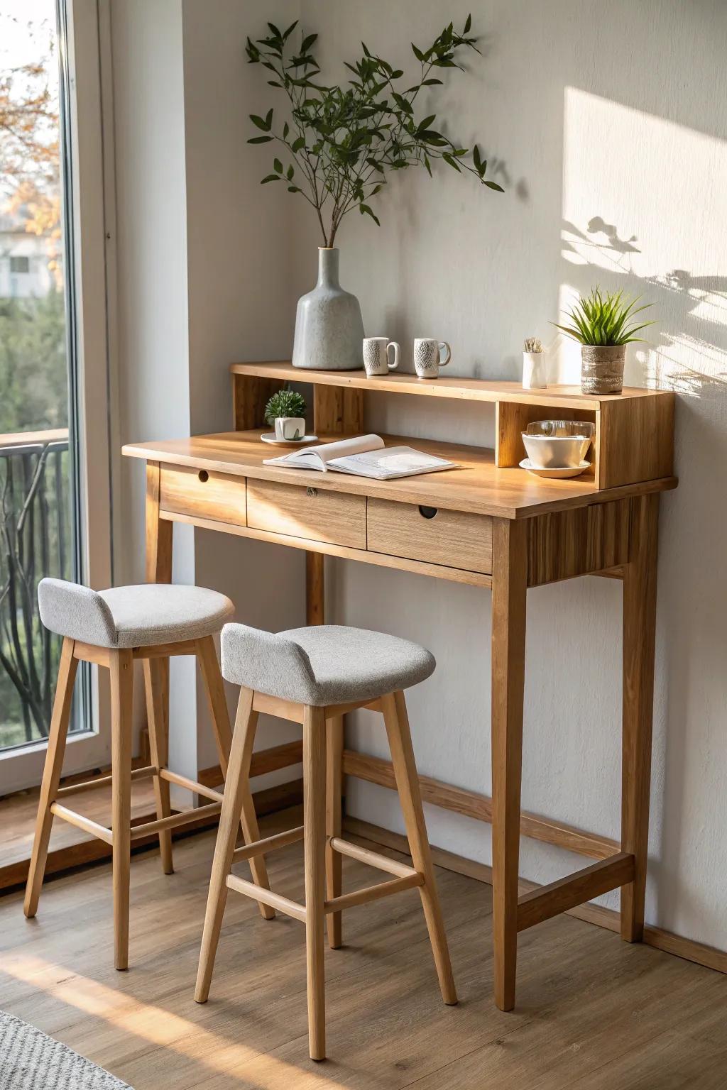 From Desk to Breakfast Delight: A Minimalist's Morning Retreat ☕️✨