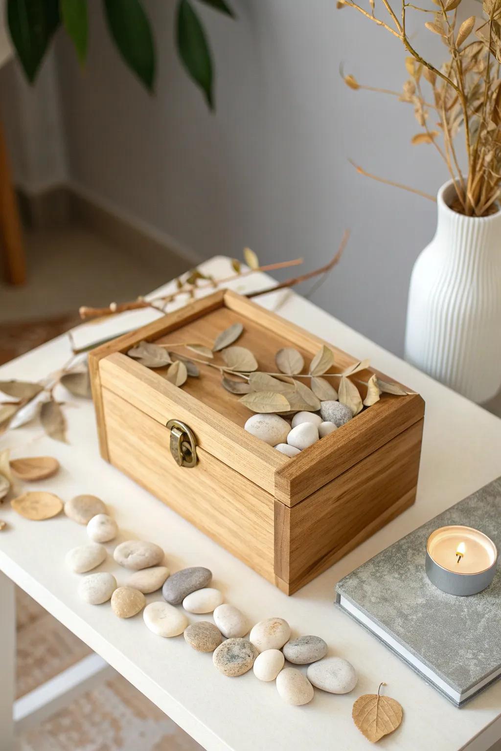 Capture the essence of time with nature's touch—your perfect blend of simplicity and serenity.