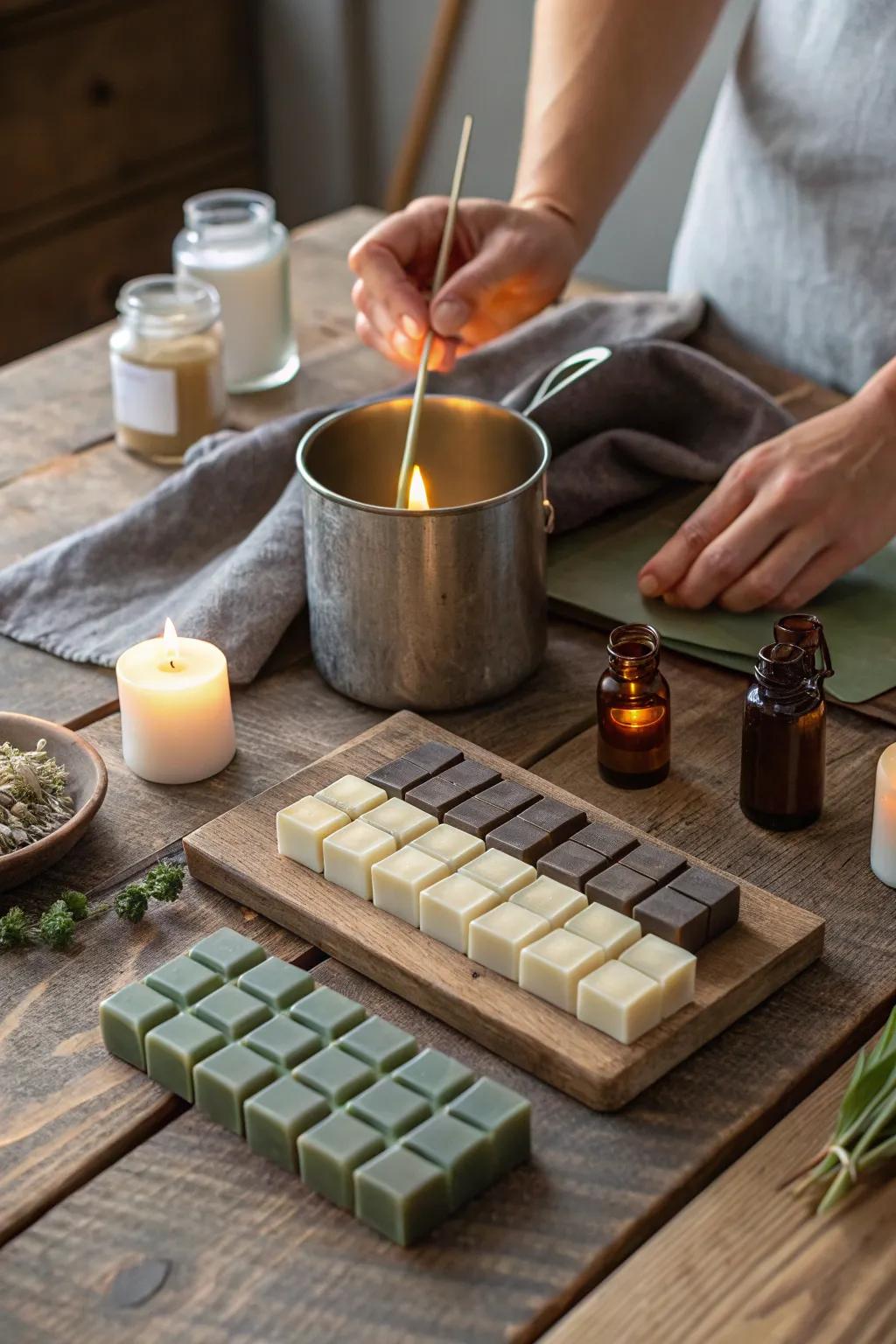 Ignite creativity with a DIY candle kit – perfect for crafting a memorable experience together.