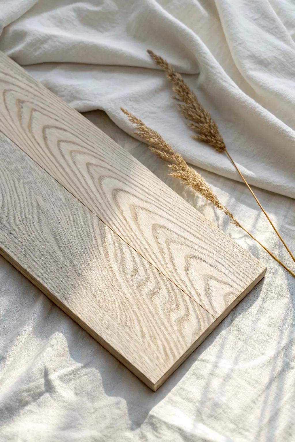 One continuous oak floor unifies open-concept living, making the whole space feel bigger.