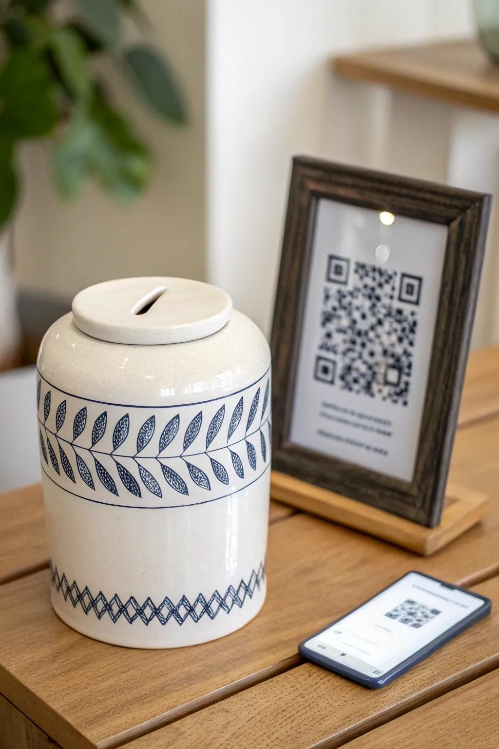 Blend tradition with technology: Tip with a scan!