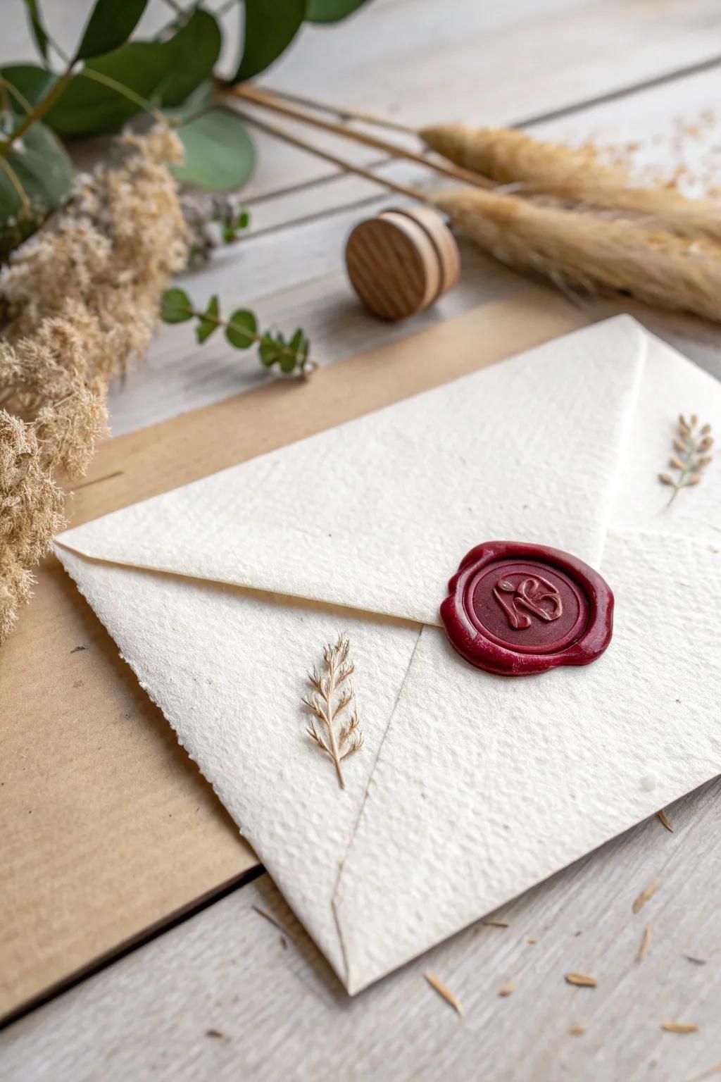 Seal your gift with timeless elegance.