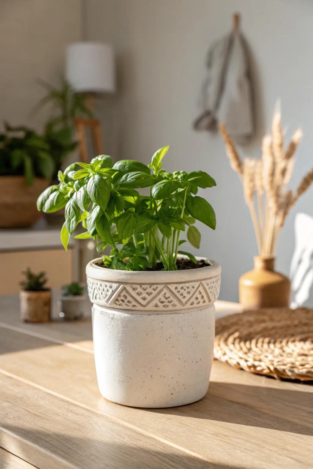 Delight your guests with a touch of nature's elegance: the perfect miniature herb garden gift.