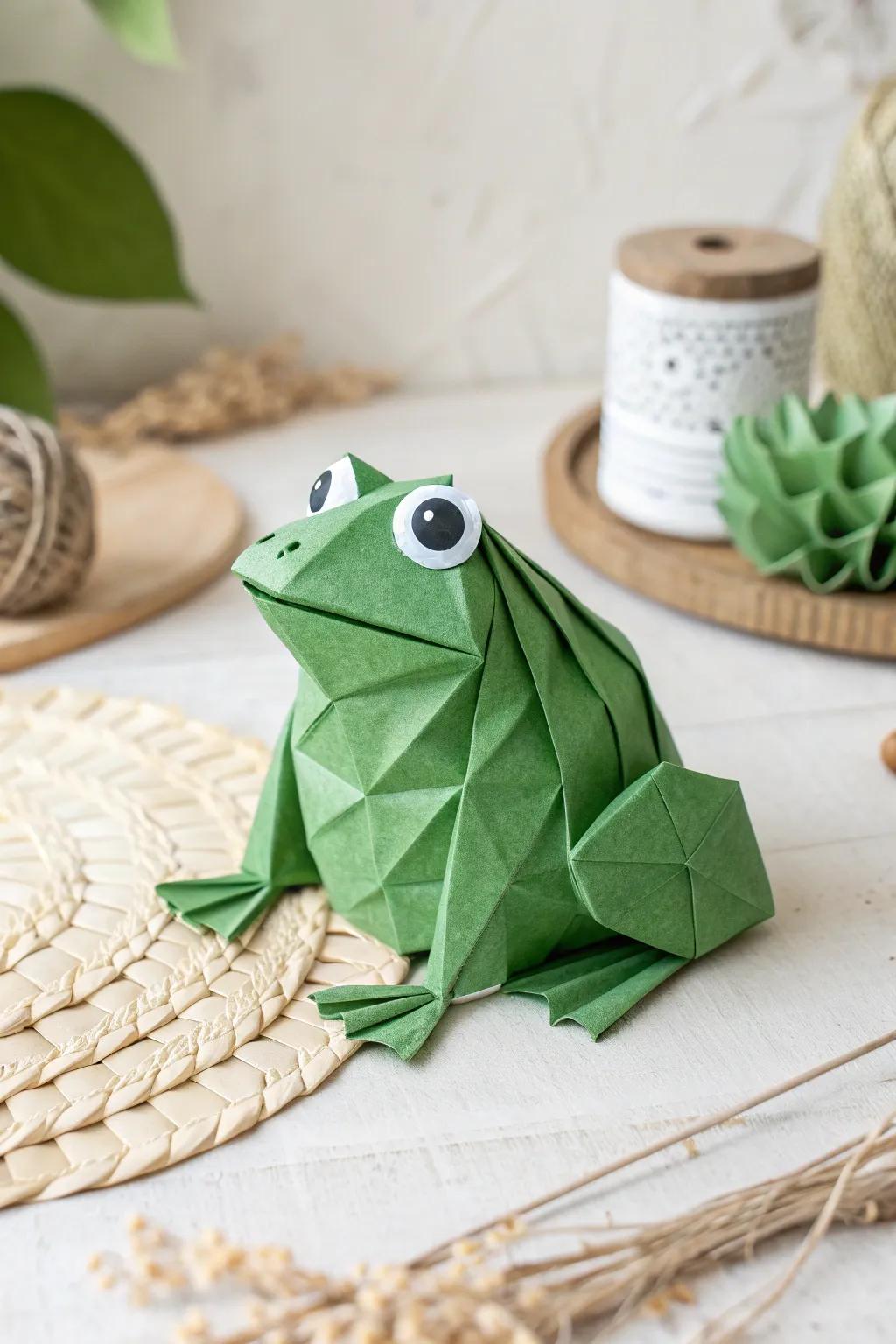 Hop into creativity this Passover with our charming plague of frogs craft!