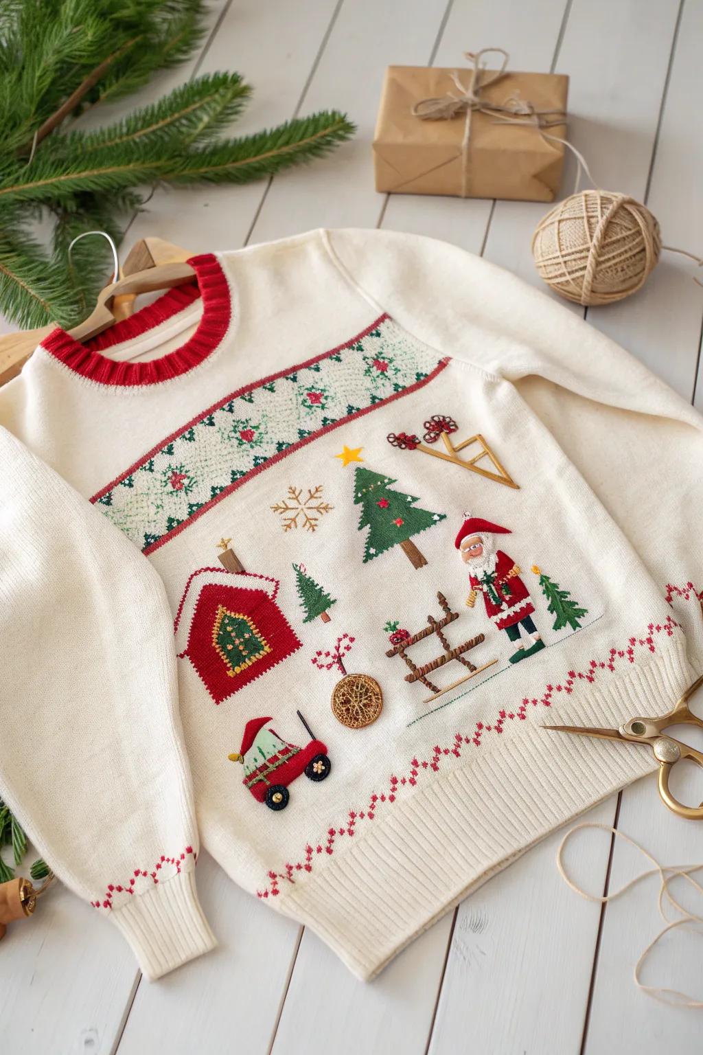 Craft your holiday joy with a touch of whimsy and warmth! 🎅✨