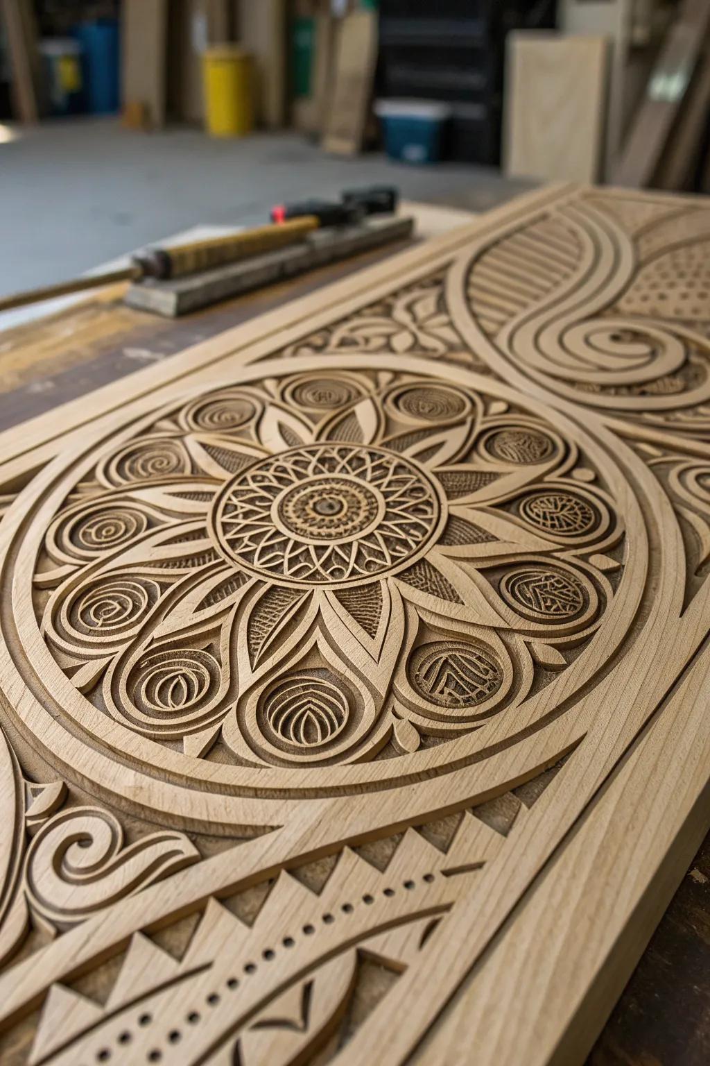 Unleash creativity with abstract wood burning art – where each piece tells its own story.