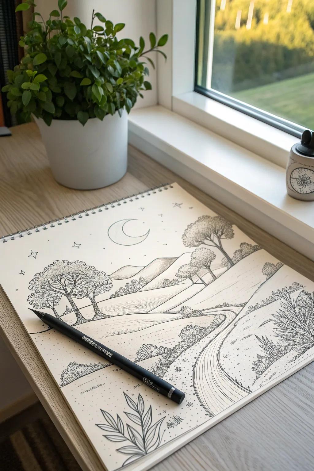 Unleash your creativity with enchanting fantasy landscapes, where imagination knows no bounds.