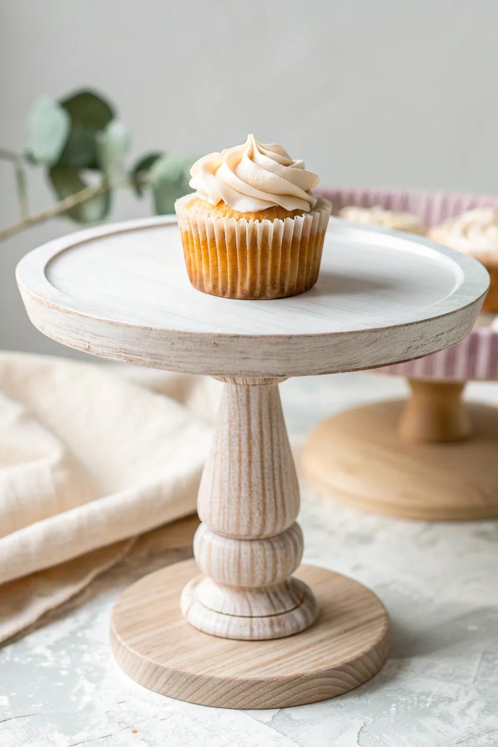 Elevate your table setting with handcrafted mini cupcake stands—where simplicity meets elegance.