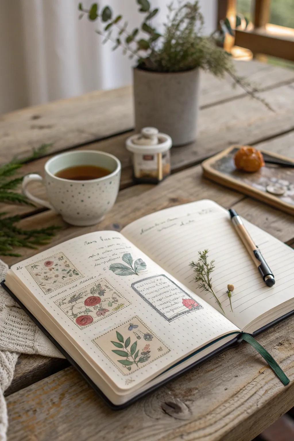 Capture your dreams with every stroke and splash of color. ✨ #JournalInspiration #Aspirations