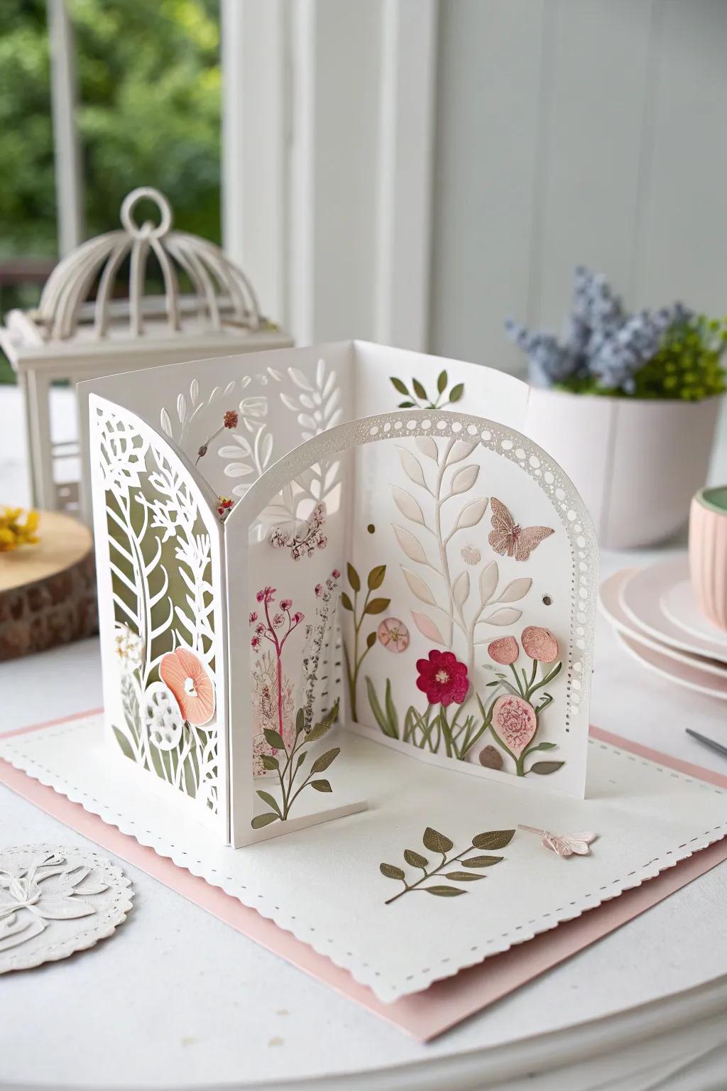 Transform your greetings with enchanting pop-up cards that surprise and delight.