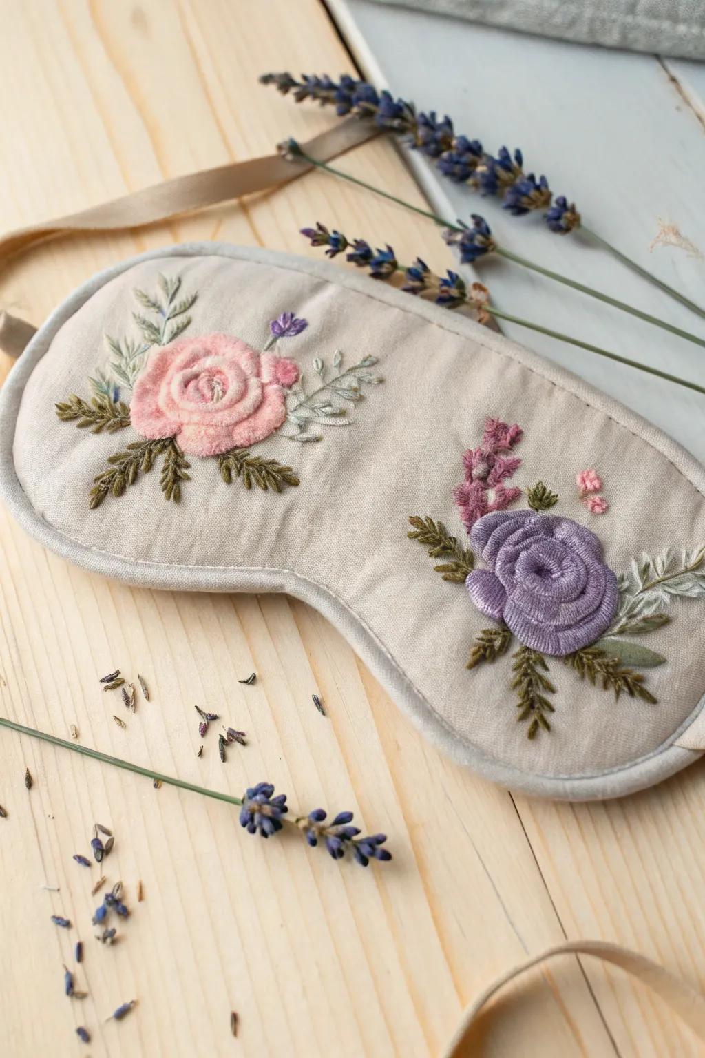 Transform your relaxation time with a touch of floral elegance.