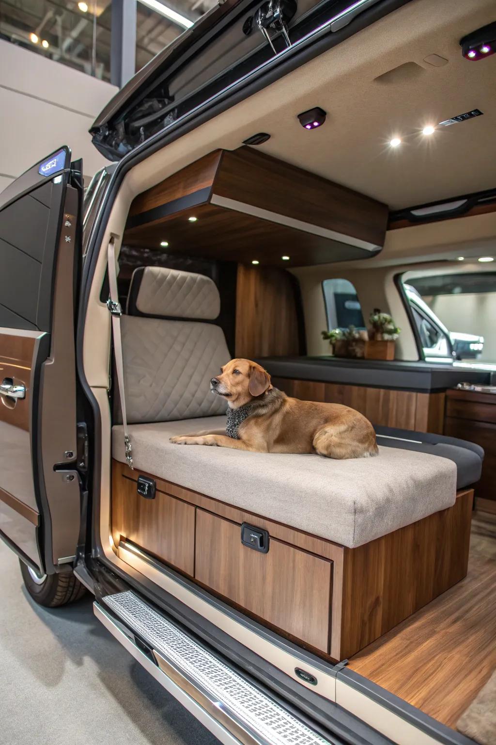 Crafting Comfort: A Tailor-Made Pet Haven in Your SUV Camper