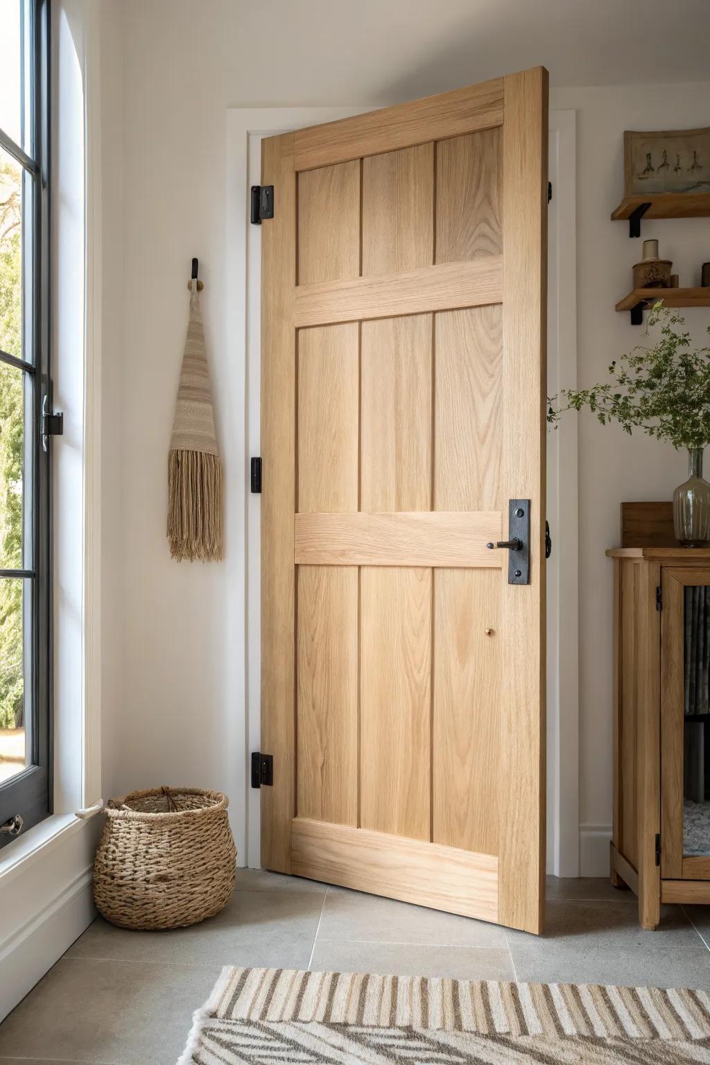 A Dutch half-door adds privacy, airflow, and a charming handcrafted statement to a WC.